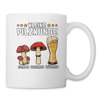 Pilzsammler Pilz Sucher - Tasse - Weiß - Rechts