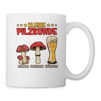 Pilzsammler Pilz Sucher - Tasse - Weiß - Rechts