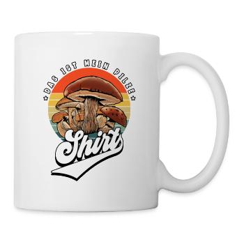 Pilz Glücksbringer Pilzsammler Pilz Sucher - Tasse - Weiß - Rechts