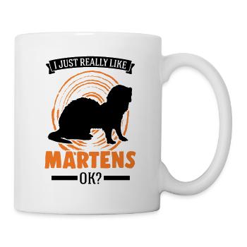 J’aime beaucoup Martens Marder - Mug blanc - blanc - Droite