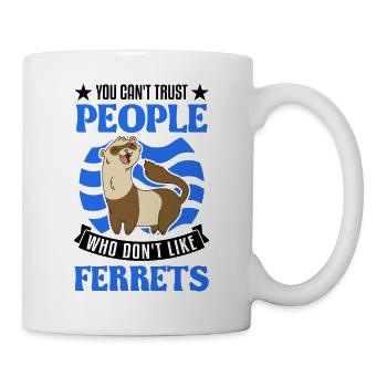 Ferret Lover Ferret Gift - Mug - white - Right