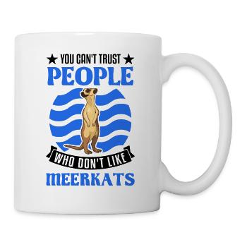 Suricate Cadeau Suricate Suricate - Mug blanc - blanc - Droite