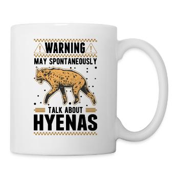 Peut parler spontanément de Hyènes Hyène - Mug blanc - blanc - Droite