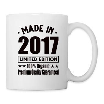 Made in 2017 Vintage Retro Limited Edition - Mug - white - Right