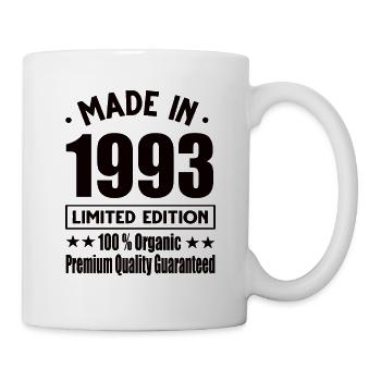 Made in 1993 Vintage Retro Limited Edition - Mug - white - Right