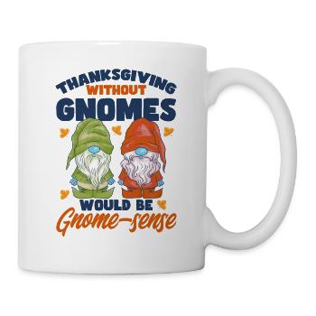 Thanksgiving Funny Gnomes Costume Autumn - Mug - white - Right