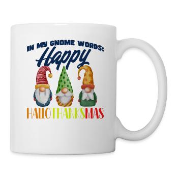 Thanksgiving Funny Dwarves Costume Autumn - Mug - white - Right