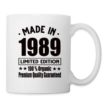Made in 1989 Vintage Retro Limited Edition - Mug - white - Right