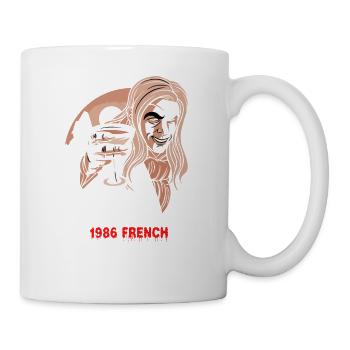 1986 French Vampire Sommelier Wine Blood French - Mug - white - Right