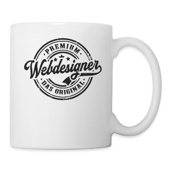 Webdesigner Original Lustig Webdesign - Tasse - Weiß - Rechts