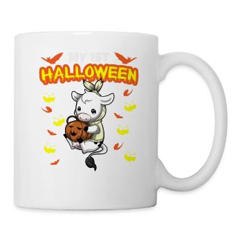 Mon premier anniversaire d’Halloween Scary Hallow’s Eve - Mug blanc - blanc - Droite