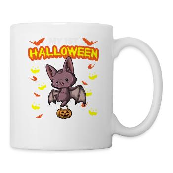 Mon premier anniversaire d’Halloween Scary Hallow’s Eve - Mug blanc - blanc - Droite