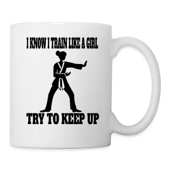 Hapkido Filles Judo Aikido Karaté Femme Arts Martiaux - Mug blanc - blanc - Droite