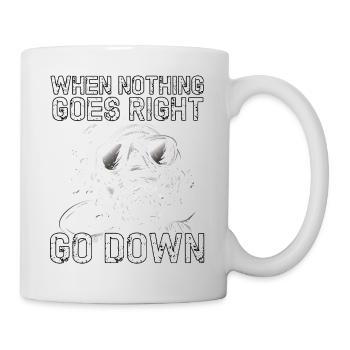 Freediver Scuba Diver - Mug - white - Right