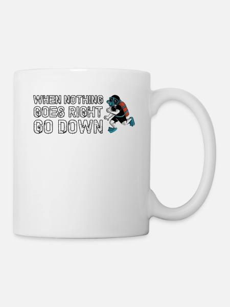 Apnoetaucher Freitaucher Freediver Taucher - Tasse - Weiß