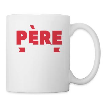 Père-FEC Idée Cadeau D'amour Pour Papa - Mug blanc - blanc - Droite