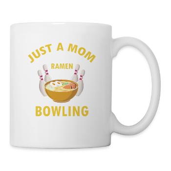 Juste une maman qui aime les ramen et le bowling génial - Mug blanc - blanc - Droite