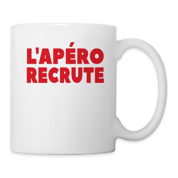 L'apéro Recrute Engagez-vous - Mug blanc - blanc - Droite