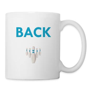 Votre dos sera de retour drôle bowling - Mug blanc - blanc - Droite
