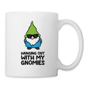 Passer du temps avec mes Gnomies Funny Gnome - Mug blanc - blanc - Droite