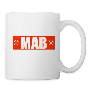 Marienberg MAB mab Glück auf Erzgebirge Erz - Tasse - Weiß - Rechts