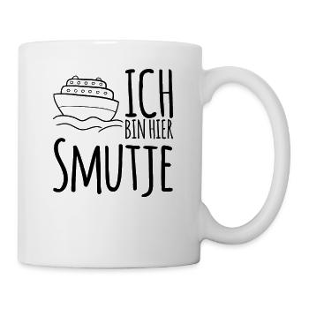 Ich bin hier Smutje - Tasse - Weiß - Rechts