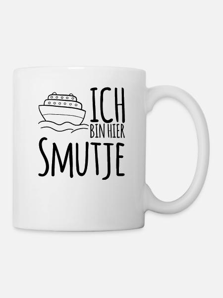 Ich bin hier Smutje - Tasse - Weiß