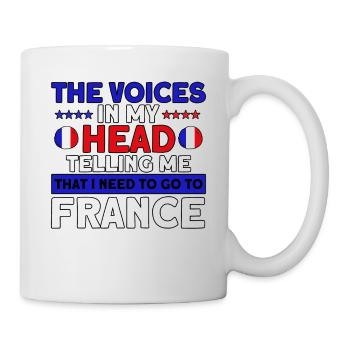 French Flag French Roots Gift - Mug - white - Right
