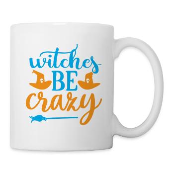 Witches be crazy - halloween humor - Mug - white - Right