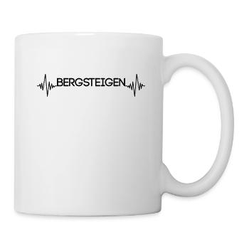 Bergsteigen Herzschlag - Tasse - Weiß - Rechts