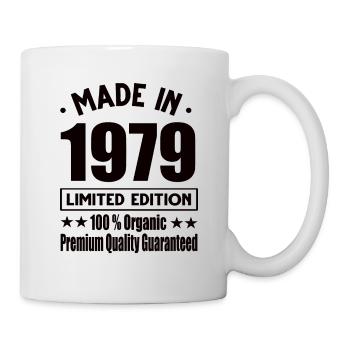 Made in 1979 Vintage Retro Limited Edition - Tasse - Weiß - Rechts
