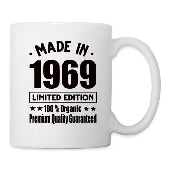 Fabriqué en 1969 Vintage Retro Limited Edition - Mug blanc - blanc - Droite