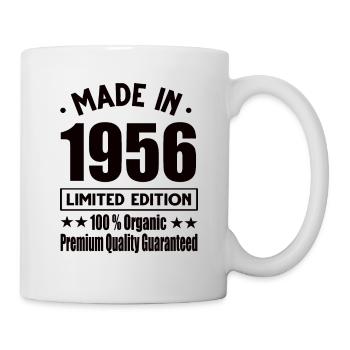 Made in 1956 Vintage Retro Limited Edition - Tasse - Weiß - Rechts