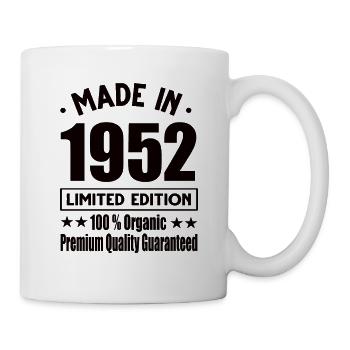 Made in 1952 Vintage Retro Limited Edition - Mug - white - Right