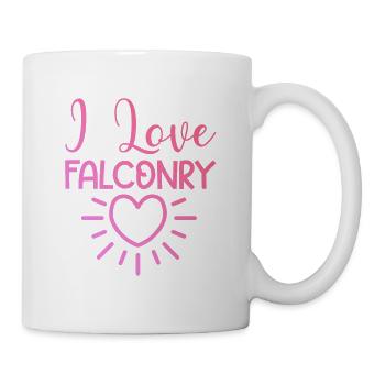 J’adore la fauconnerie - Mug blanc - blanc - Droite