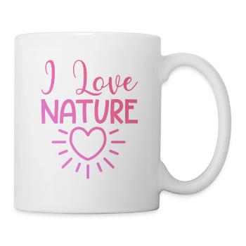I love nature - Mug - white - Right