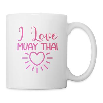 Ich liebe Muay Thai - Tasse - Weiß - Rechts
