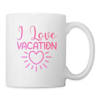 I love holidays - Mug - white - Right