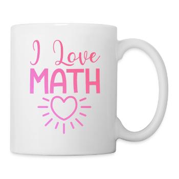 I love math - Mug - white - Right