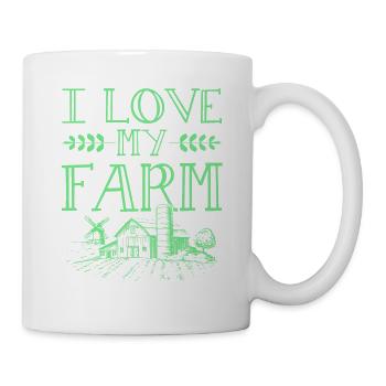 I love my farm - Mug - white - Right