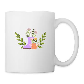 Kleingarten anfänger Blumenflüsterin Gärtner, - Tasse - Weiß - Rechts