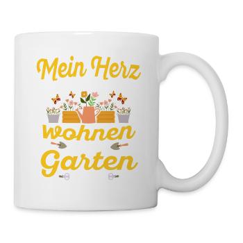 Kleingarten anfänger In meinem Herz wohnt mein - Tasse - Weiß - Rechts