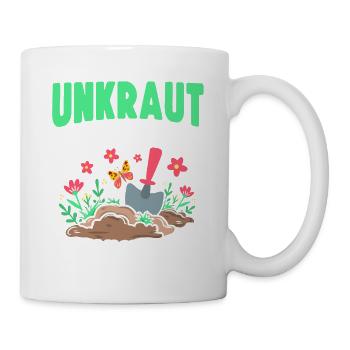 Kleingarten anfänger Unkraut vergeht nicht ich - Tasse - Weiß - Rechts