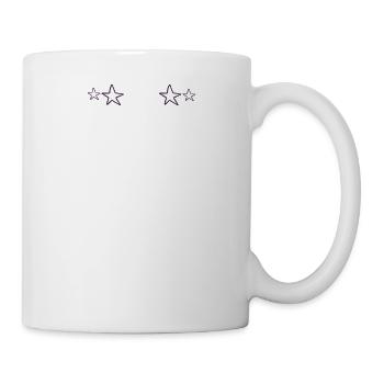 Mein Therapeut hat Schnurrhaare süßer Katzenspruch - Tasse - Weiß - Rechts