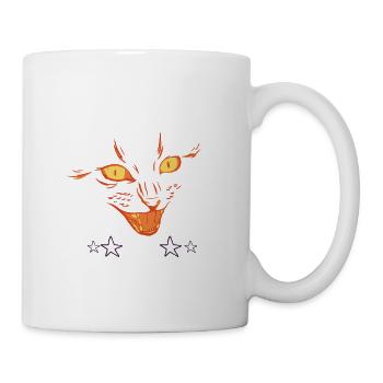 Drôle de chat disant Propriétaire de chat Cats Motif - Mug blanc - blanc - Droite