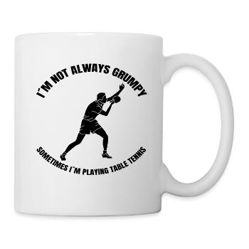 Table tennis Table tennis players Table tennis bats - Mug - white - Right