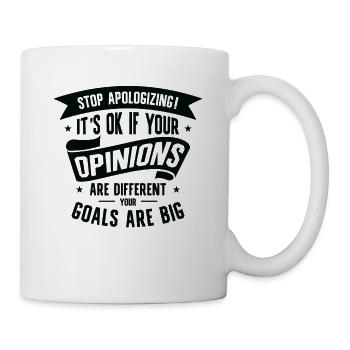 Positivity Misfits Poets Poetry Goals Differences - Mug - white - Right