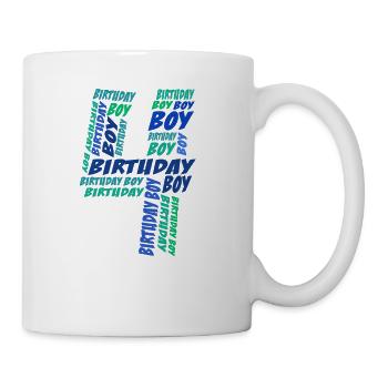 Anniversaire Garçon 4ème anniversaire | Garçons - Mug blanc - blanc - Droite