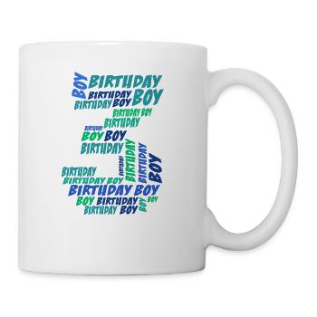 Anniversaire Garçon 3ème anniversaire | Garçons - Mug blanc - blanc - Droite