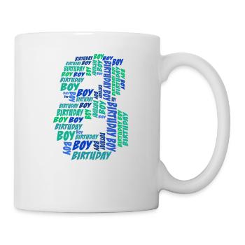 Anniversaire Garçon 8ème anniversaire | Garçons - Mug blanc - blanc - Droite